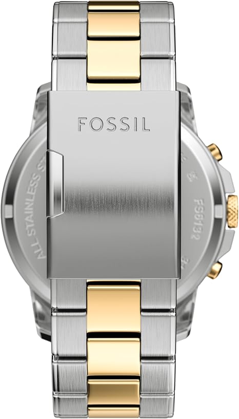 Fossil Men's Watch, Grant Quartz Stainless Steel Chronograph Watch for Men